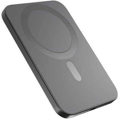 Slim Mag+ Alu PB 3000mAh - šedá EPICO