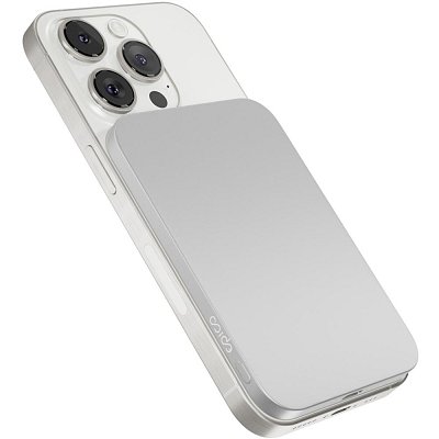 Slim Mag+ Alu PB 3000mAh- stříbrná EPICO
