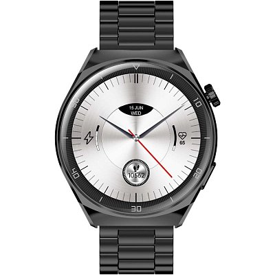 Smartwatch V12 Black steel GARETT
