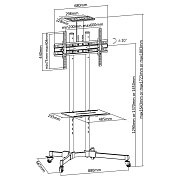SOS 4000 PODLAHOVÝ STOJAN TV STELL
