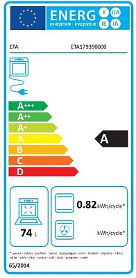 Sporák K50 ETA 179390000, bílá