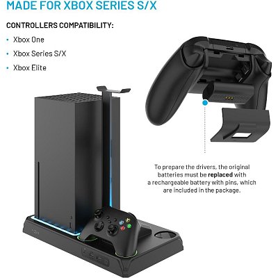 Stanice pro Xbox Series X/S černá FIXED