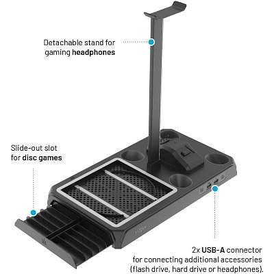 Stanice pro Xbox Series X/S černá FIXED