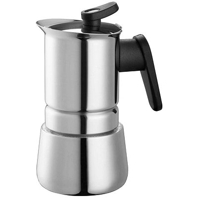 STEEL MOKA 4 PORCÍ KONVIČKA PEDRINI