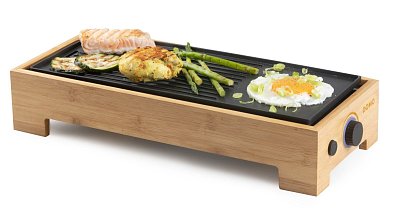 Stolní elektrický gril Plancha - Bamboo Style - DOMO DO9270G