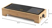 Stolní elektrický gril Plancha - Bamboo Style - DOMO DO9270G