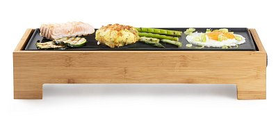 Stolní elektrický gril Plancha - Bamboo Style - DOMO DO9270G