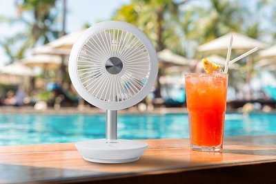 Stolní USB ventilátor s akumulátorem - DOMO DO8147