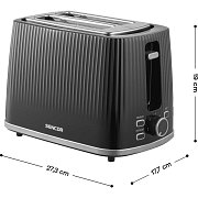 STS 7511BK Elektrický topinkovač SENCOR