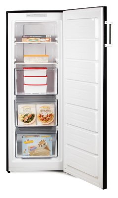 Šuplíkový mrazák - černý - PRIMO PR172DV