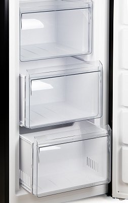 Šuplíkový mrazák - černý - PRIMO PR172DV