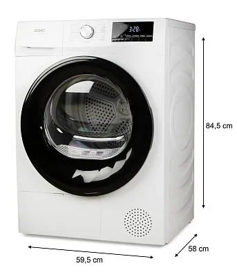 Sušička prádla s tepelným čerpadlem 8 kg - DOMO - DO95502TD