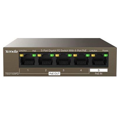 TEG1105PD 5port PD Gigabit Switch TENDA