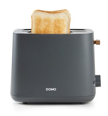 Topinkovač na 2 topinky - šedý - WOOD YOU - DOMO DO965T