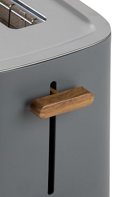 Topinkovač na 2 topinky - šedý - WOOD YOU - DOMO DO965T