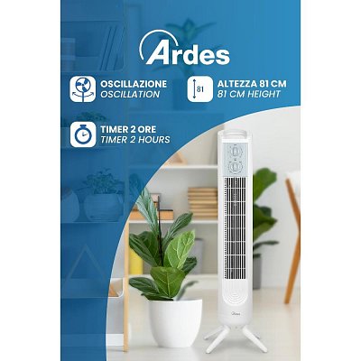 TOWER T802 SLOUPOVÝ VENTILÁTOR ARDES