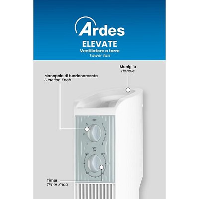 TOWER T802 SLOUPOVÝ VENTILÁTOR ARDES