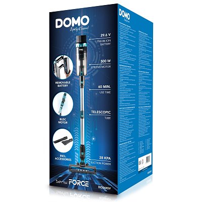 Tyčový aku vysavač 2v1 s BLDC motorem 29,6V - DOMO DO244SV