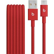 USB-A/USB-C Woven Cable 1,5m Red BEATS