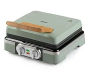 Vaflovač 4x7 s termostatem a časovačem - zelený - DOMO DO9279W