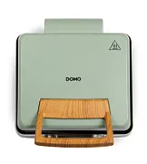 Vaflovač 4x7 s termostatem a časovačem - zelený - DOMO DO9279W