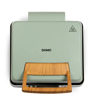 Vaflovač 4x7 s termostatem a časovačem - zelený - DOMO DO9279W