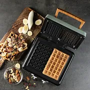 Vaflovač 4x7 s termostatem a časovačem - zelený - DOMO DO9279W