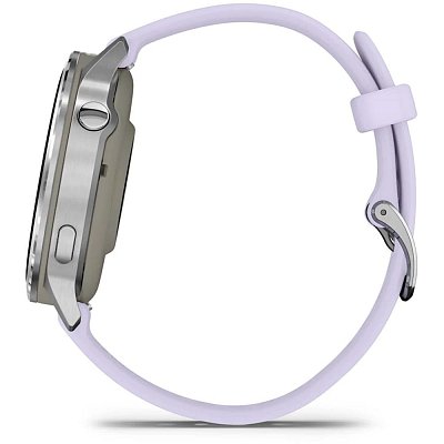 Venu 4 41mm Silver/Periwinkle Silic band