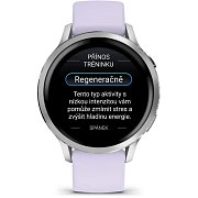 Venu 4 41mm Silver/Periwinkle Silic band