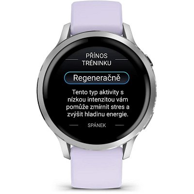 Venu 4 41mm Silver/Periwinkle Silic band