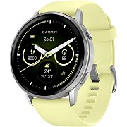 Venu 4 45mm Silver/Citron Silicone band