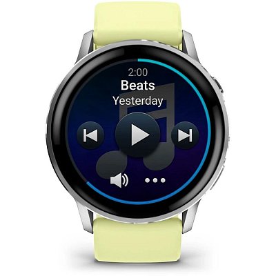 Venu 4 45mm Silver/Citron Silicone band