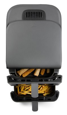 Vertikální dvojitá horkovzdušná fritéza 3,5+6,5 l - DOMO DO550FR