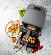 Vertikální dvojitá horkovzdušná fritéza 3,5+6,5 l - DOMO DO550FR