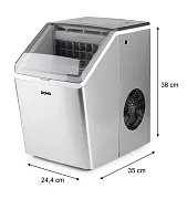 Výrobník čirých ledových kostek - nerez - DOMO DO9301IB
