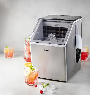 Výrobník čirých ledových kostek - nerez - DOMO DO9301IB