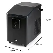 Výrobník ledu - matně černý, kompresorový - PRIMO PR409IB