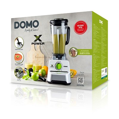 X-Power supersilný NUTRI mixér - 45 000 ot./min - DOMO DO747BL