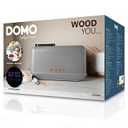 Zmrzlinovač s kompresorem - šedý - WOOD YOU - DOMO DO9306I